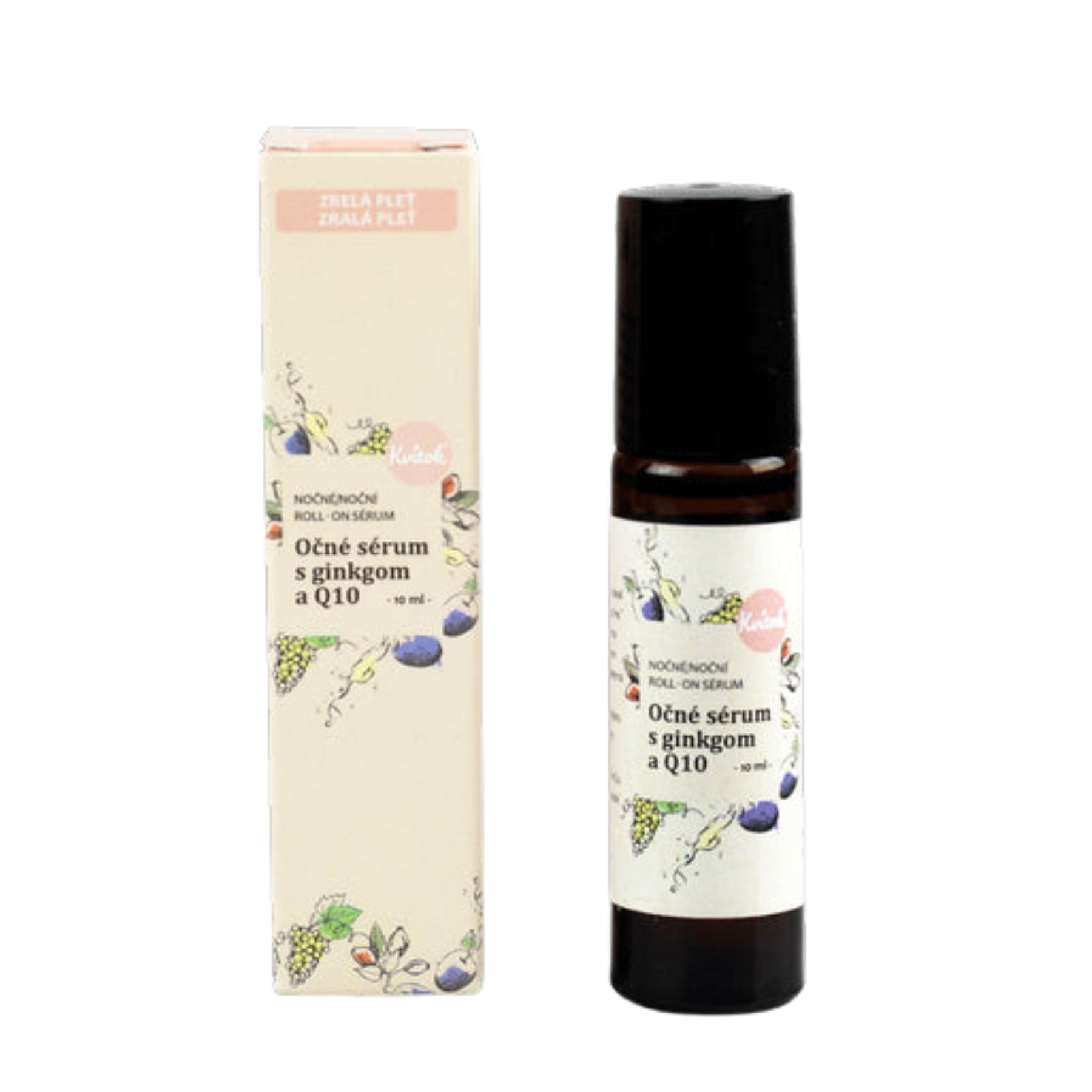 Ser roll-on Kvitok pentru conturul ochilor cu coenzima Q10 10 ml